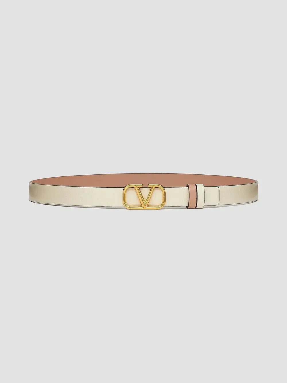 VLogo Signature Reversible Shiny Calfskin Belt - 30Mm / 1.2 In.